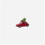 Mini Xmas car rød fra House Doctor med juletræ på taget - Tinashjem